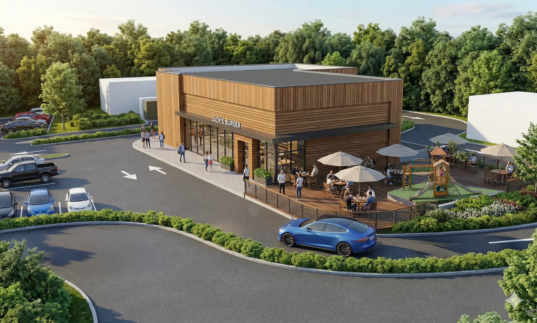 Conception d’un restaurant contemporain